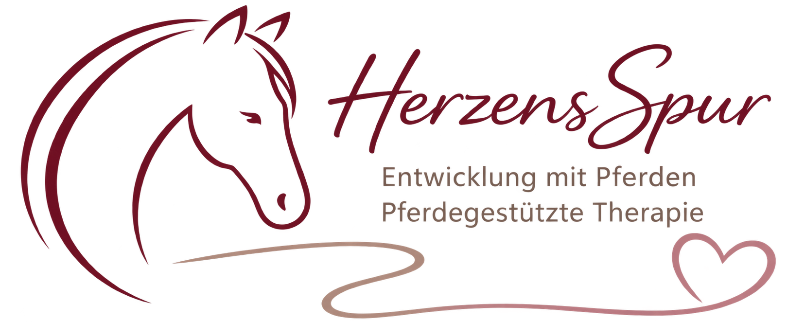 Logo Entwicklung mit Pferden – Pferdegestützte Therapie